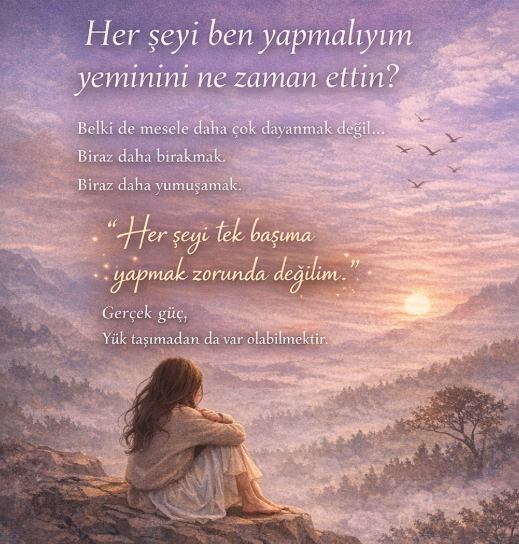 Her Şeyi Ben Yapmalıyım Yeminini Ne Zaman Ettin?