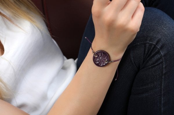 7777 Sayılı Yonca Yuvarlak Bileklik